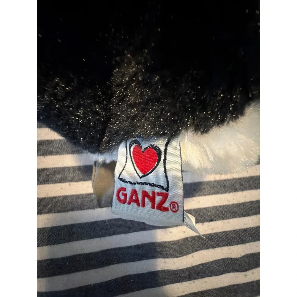 Ganz Webkinz Penguin Plush Black White Stuffed Animal Collectible Toy W Logo